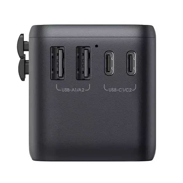 Joyroom JR-TCW02 65W Travel Adapter Universal EU / US / JP / AU / UK / CN - Black 4
