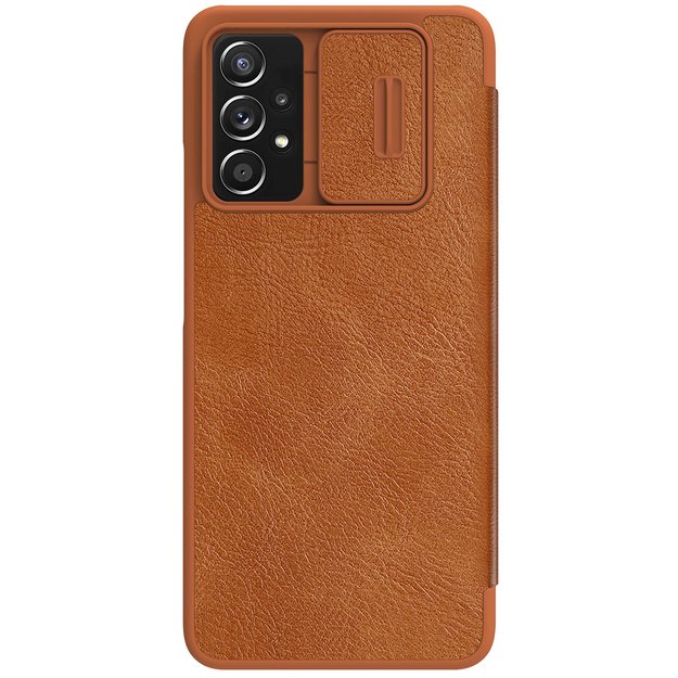 Nillkin Qin leather holster case for Samsung Galaxy A73 brown 19