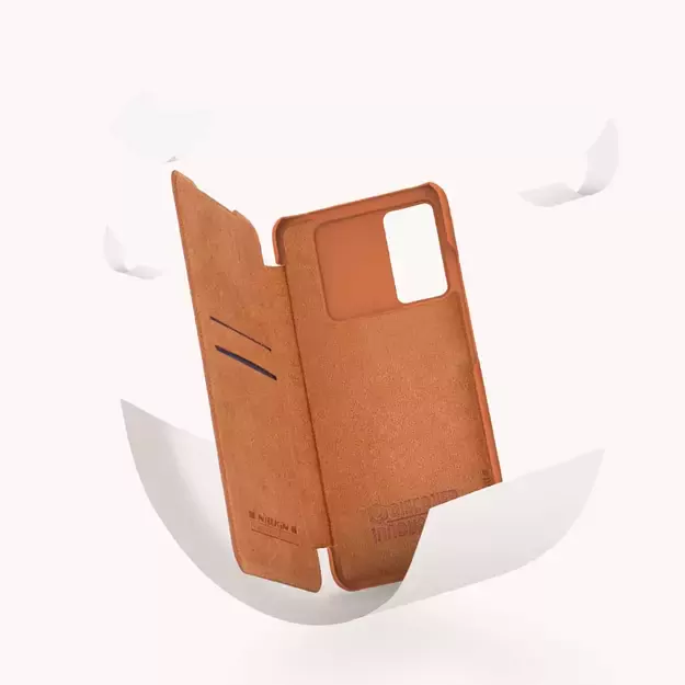 Nillkin Qin leather holster case for Samsung Galaxy A73 brown 10
