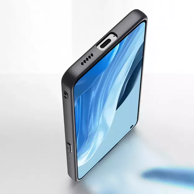 Dux Ducis Fino case cover covered with nylon material Oppo Reno7 Pro 5G black 15