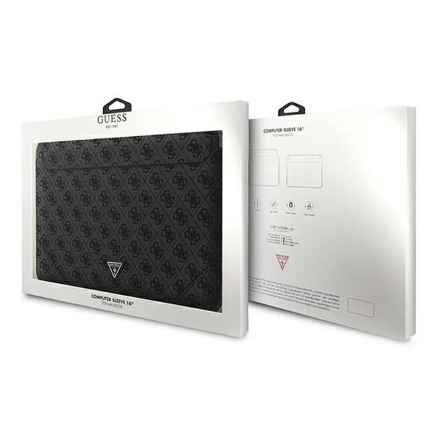 Guess 4G Uptown Triangle Logo case for 16&quot  laptop - black 6