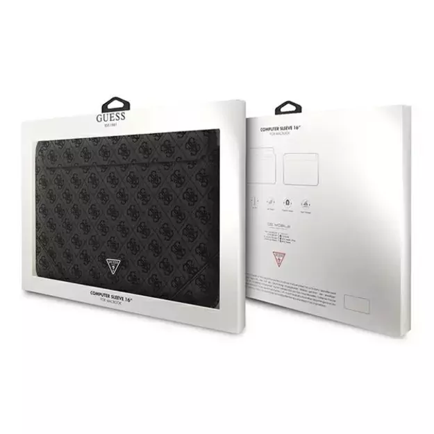 Guess 4G Uptown Triangle Logo case for 16&quot  laptop - black 3