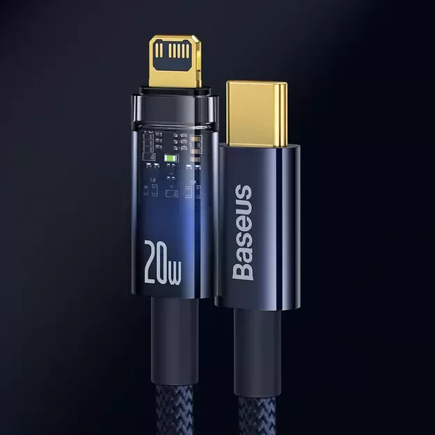 Baseus CATS000003 Lightning - USB-C cable 20W 480Mb/s 1m - blue 10