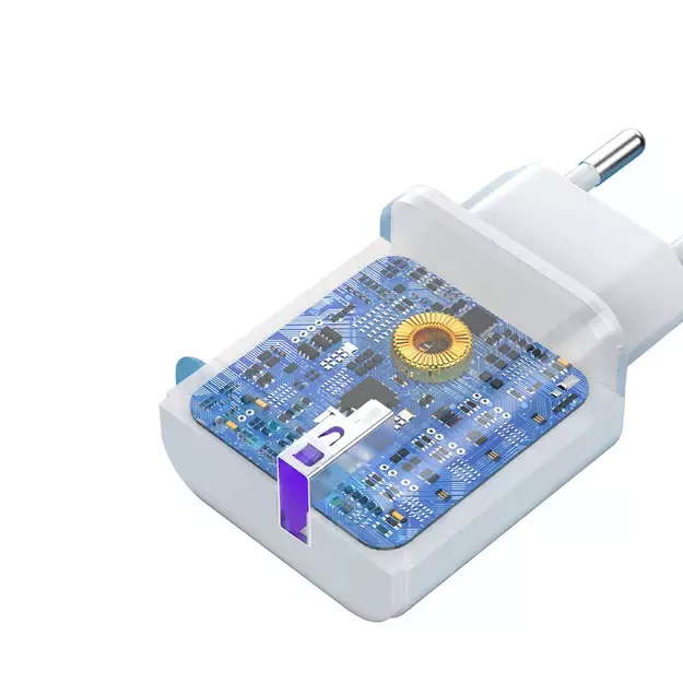 Dudao A20EU USB-A 18W network charger - white 8