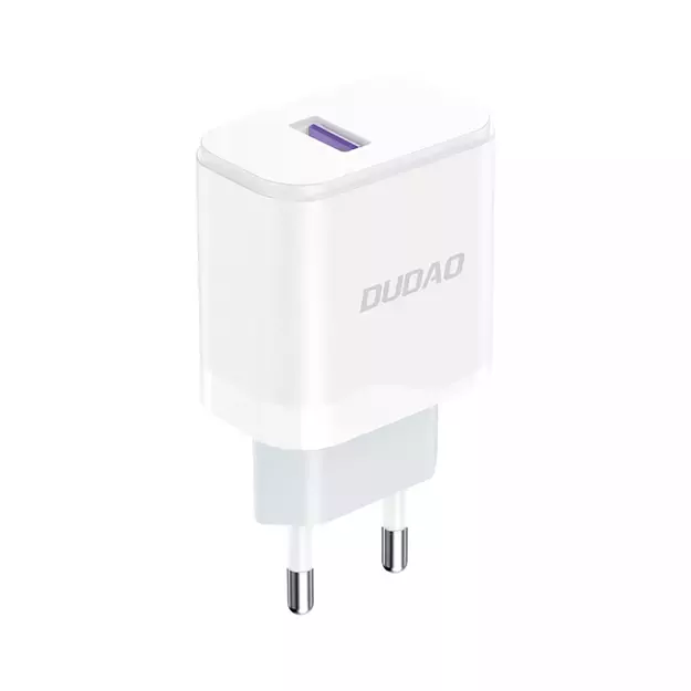 Dudao A20EU USB-A 18W network charger - white