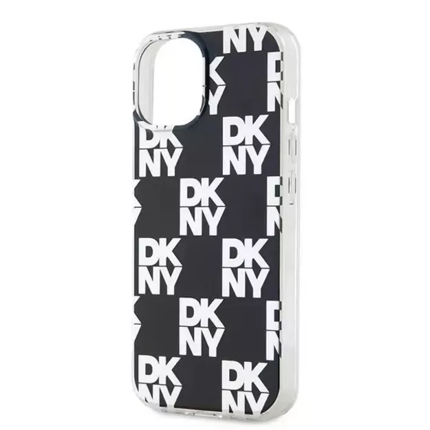 DKNY IML Checkered Mono Pattern case for iPhone 15 / 14 / 13 - black 12