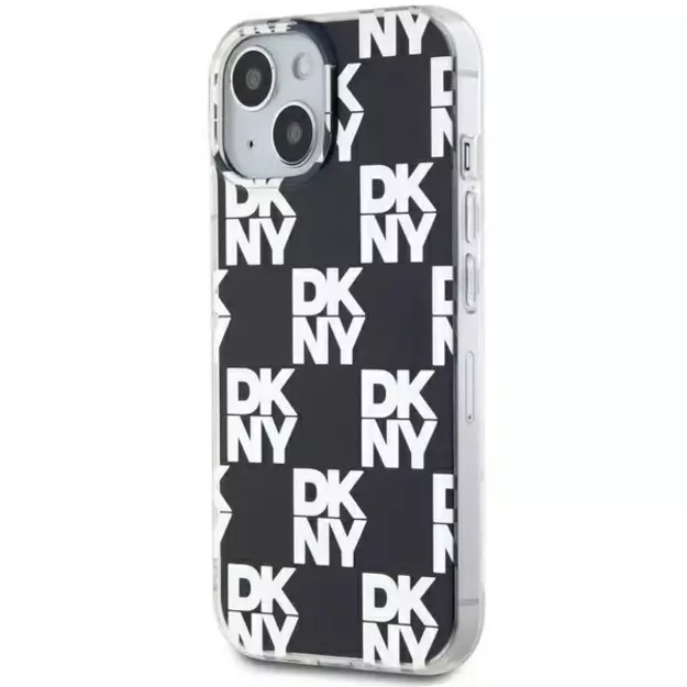DKNY IML Checkered Mono Pattern case for iPhone 15 / 14 / 13 - black 8