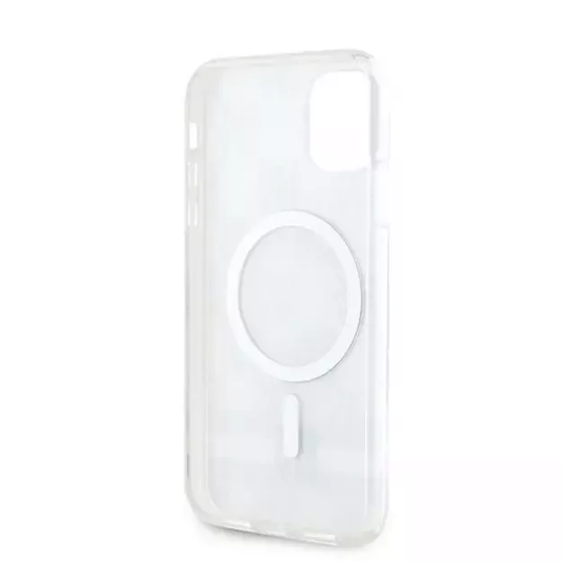DKNY IML Checkered Mono Pattern &amp  Printed Stripes MagSafe case for iPhone 11 / Xr - beige 6