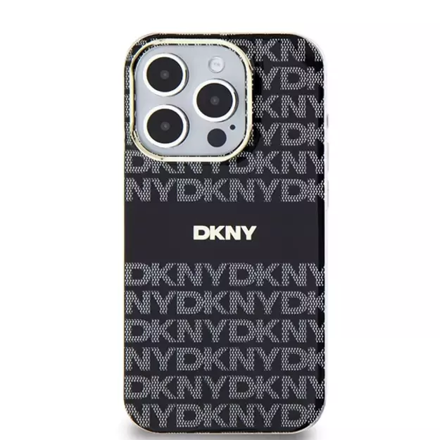 DKNY IML Mono &amp  Stripe MagSafe case for iPhone 14 Pro - black 9
