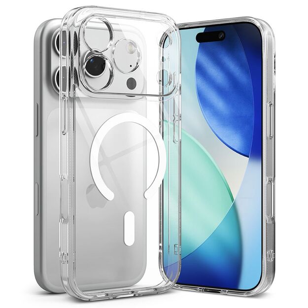 Ringke Fusion Magnetic MagSafe Case for iPhone 17 Pro Max - Clear