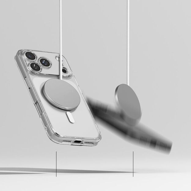 Ringke Fusion Magnetic MagSafe Case for iPhone 17 Pro Max - Clear 5