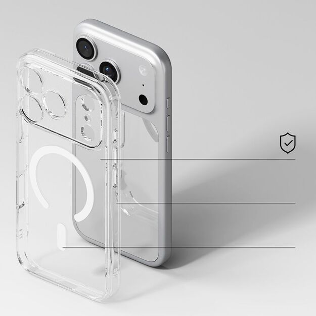 Ringke Fusion Magnetic MagSafe Case for iPhone 17 Pro Max - Clear 3