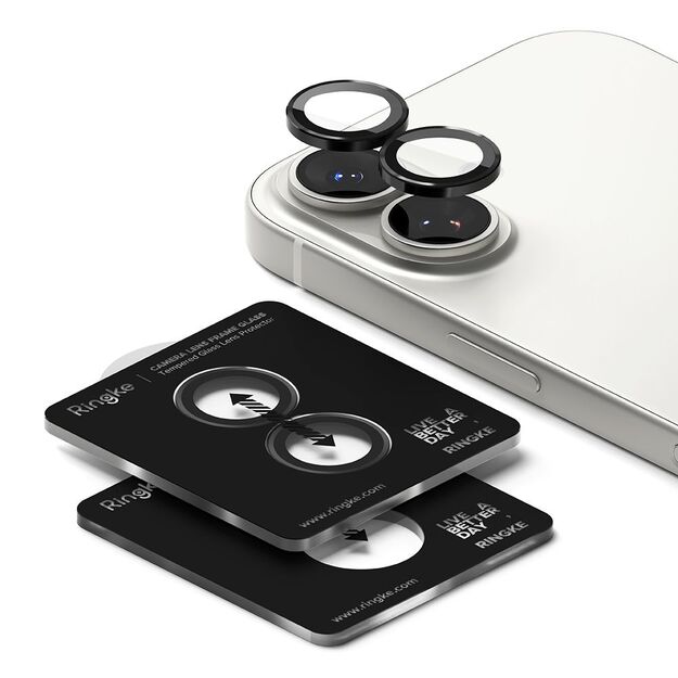Ringke Camera Frame Protector 2-pack for iPhone 17 - Black 2