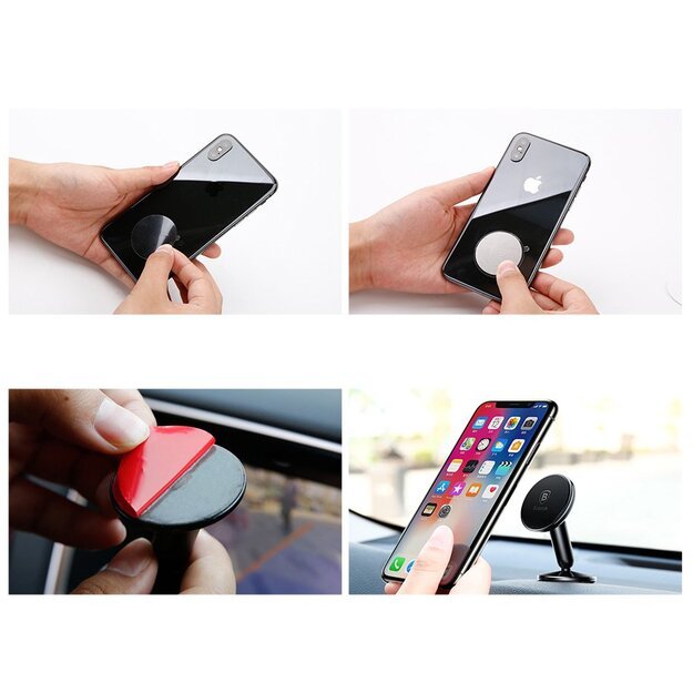 Baseus Bullet An On-board Magnetic Dashboard Car Holder black (SUYZD-01) 11