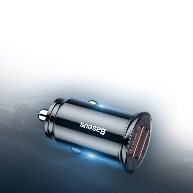 Baseus Circular smart car charger 2x USB QC3.0 Quick Charge 3.0 SCP AFC 30W black (CCALL-YD01) 8
