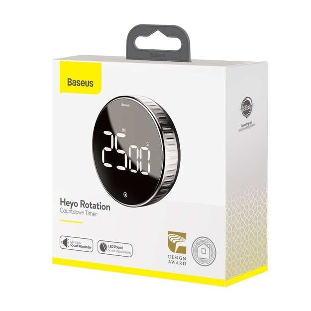 Baseus Heyo rotary timer electronic timer black timer (ACDJS-01) 19