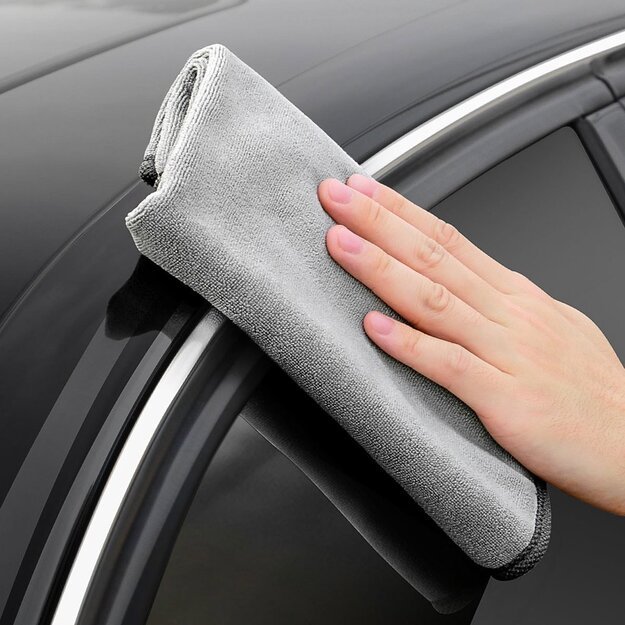 Baseus microfiber car drying towel microfiber 40 cm x 80 cm gray (CRXCMJ-A0G) 5