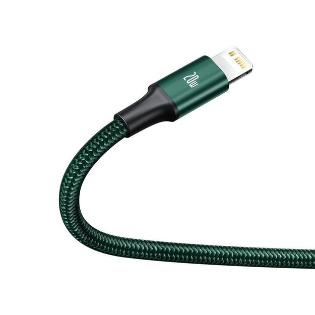 Baseus Rapid Series 3in1 USB-C - USB-C / Lightning / micro USB cable 20W PD 1.5m - green 2