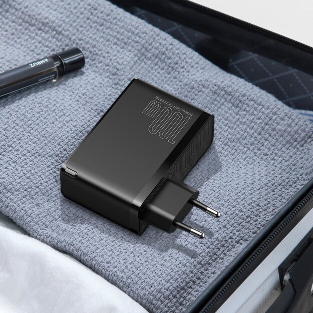 Baseus GaN2 Pro fast charger 100W USB / USB Type C Quick Charge 4+ Power Delivery black (CCGAN2P-L01) 15