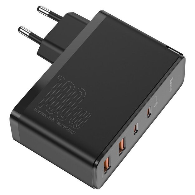 Baseus GaN2 Pro fast charger 100W USB / USB Type C Quick Charge 4+ Power Delivery black (CCGAN2P-L01) 6