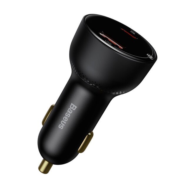 Baseus Superme szybka ładowarka samochodowa USB / USB Typ C 100W PPS Quick Charge Power Delivery czarny (CCZX-01) 2