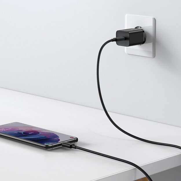 Baseus Super Si 1C fast charger USB Type C 25W Power Delivery Quick Charge black (CCSP020101) 8