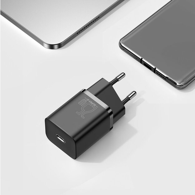 Baseus Super Si 1C fast charger USB Type C 25W Power Delivery Quick Charge black (CCSP020101) 9