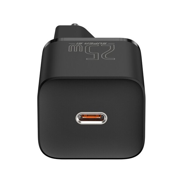 Baseus Super Si 1C fast charger USB Type C 25W Power Delivery Quick Charge black (CCSP020101) 5