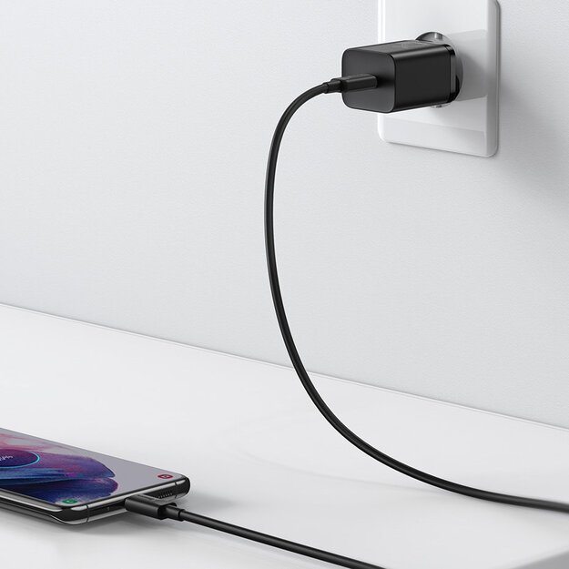 Baseus Super Si 1C fast charger USB Type C 25W Power Delivery Quick Charge black (CCSP020101) 11