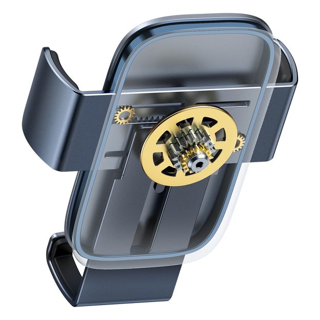 Baseus Metal Age II gravitational car phone holder for ventilation grille dark gray (SUJS000013) 4