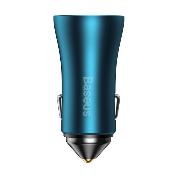 Baseus Golden Contactor Pro car charger 2x USB-C 40W blue (CGJP000003) 1