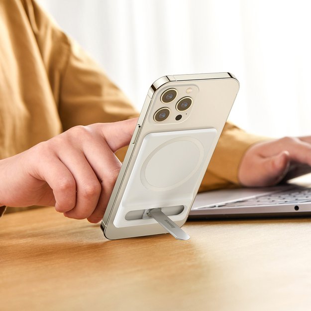 Baseus folding stand with magnetic holder white (LUXZ010002) 9