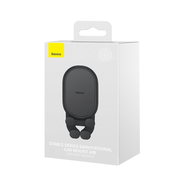 Baseus Stable Series air vent car holder black (SUWX020001) 4