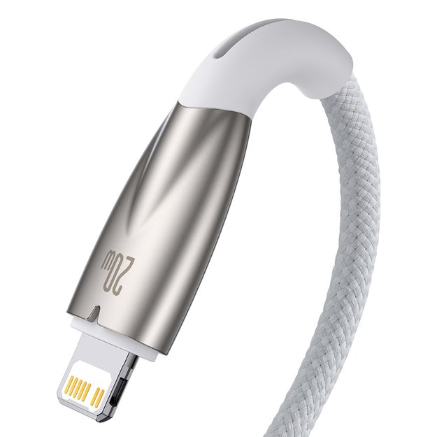 Baseus CADH000002 Lightning - USB-C PD cable 20W 480Mb/s 1m - white 2