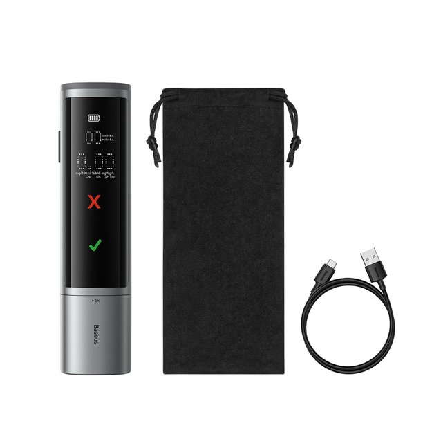 Baseus SafeJourney Pro Series breathalyzer 470mAh gray 12