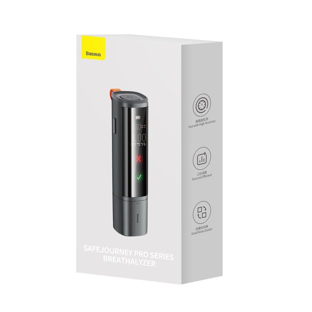 Baseus SafeJourney Pro Series breathalyzer 470mAh gray 5
