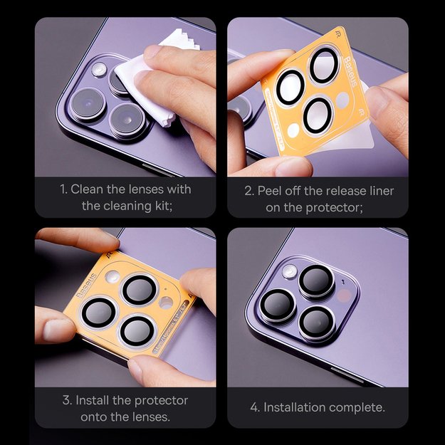 Camera Glass for iPhone 12 Pro / 11 Pro Max / 11 Pro Baseus Camera Glass 15