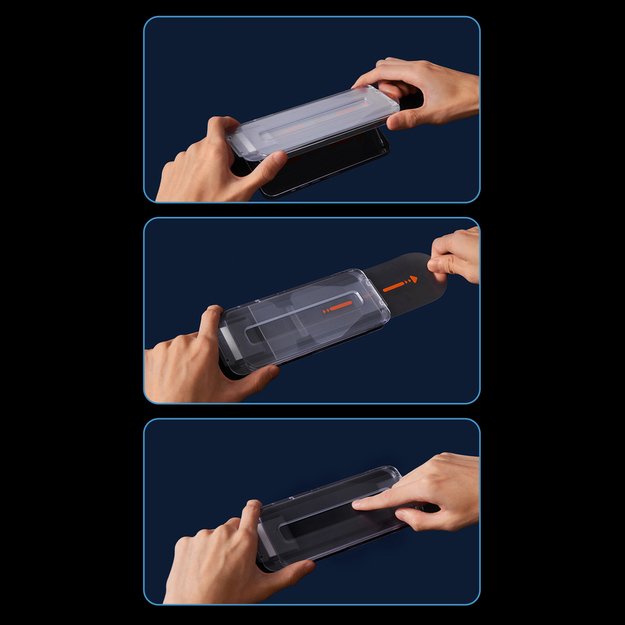 Baseus Privacy Tempered Glass for iPhone 14 Pro Full Screen 0.4mm Privacy Filter Anti Spy + Mounting Kit 8