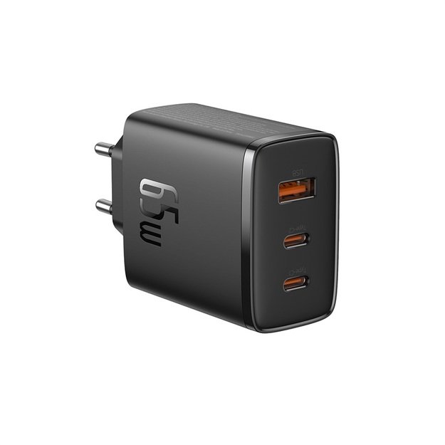 Baseus Cube Pro 65W GaN charger 2x USB-C USB-A - black 2