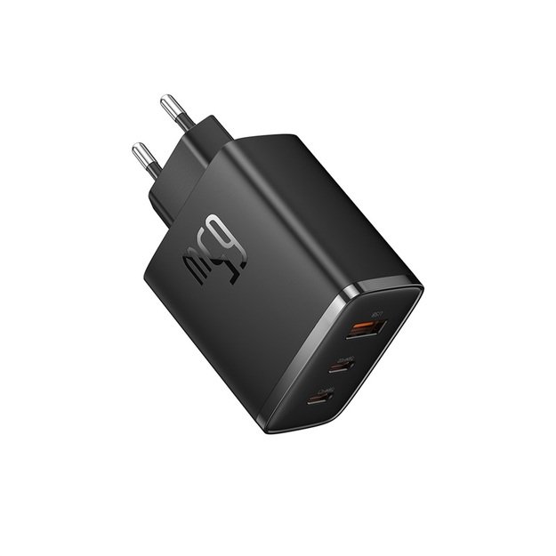 Baseus Cube Pro 65W GaN charger 2x USB-C USB-A - black 3