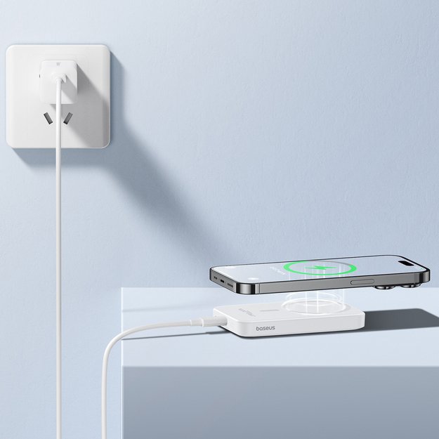 Baseus mini power bank 5000mAh 20W + USB-C cable (20V/3A) - white 8