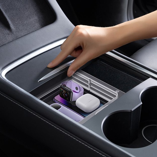 Baseus T-Space Series car organizer for Tesla Model 3 / Y - gray 7