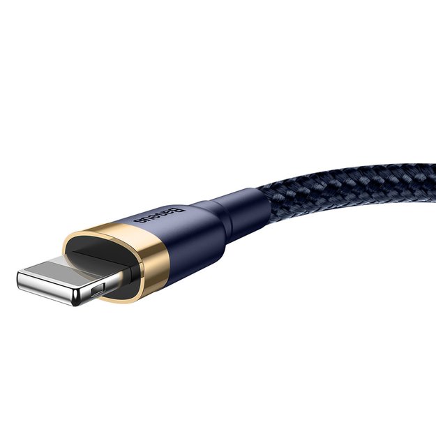 Baseus Cafule USB-A / Lightning 2.4A QC 3.0 cable 1 m - blue-gold 1