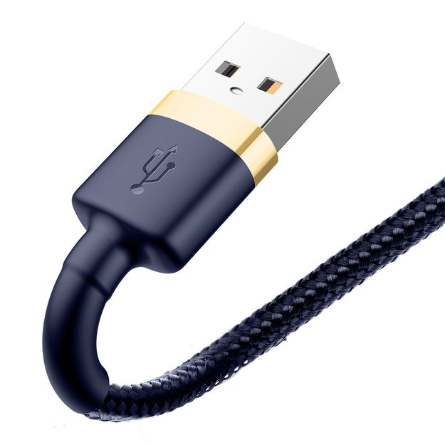 Baseus Cafule USB-A / Lightning 2.4A QC 3.0 cable 1 m - blue-gold 2