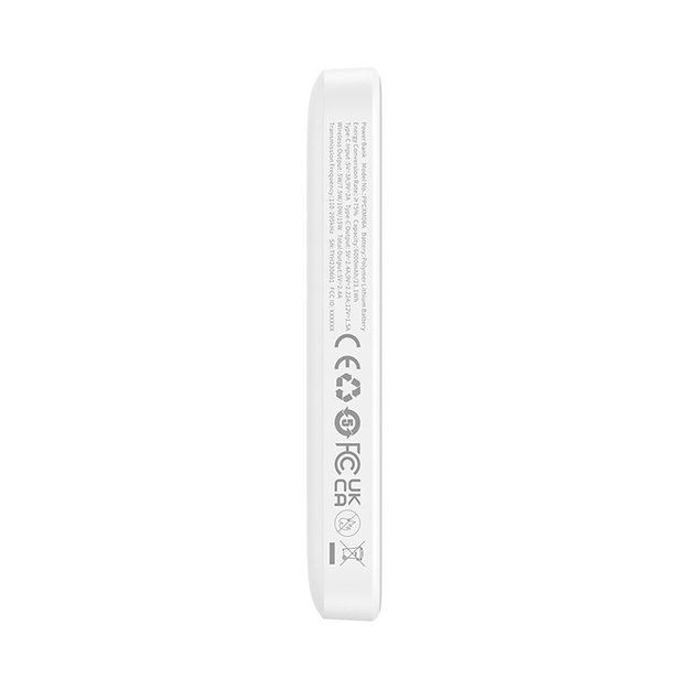 Baseus Magnetic Mini Air PPCXM06A 6000mAh 20W Power Bank with Simple Series USB-C Cable - White 5