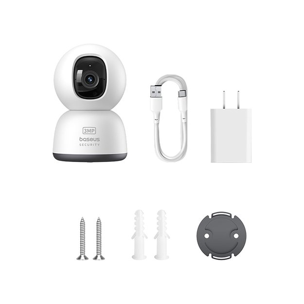 Baseus Security P1 Lite 2K Indoor Camera (EU Version) – White 5