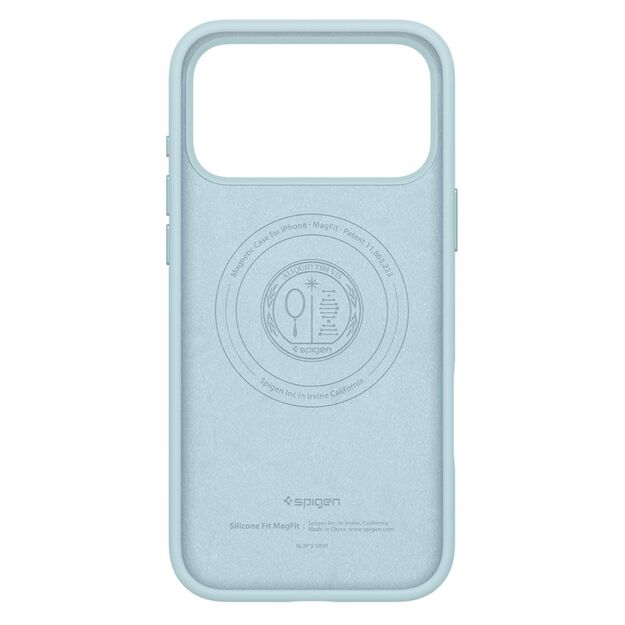Spigen Silicone Fit MagSafe Case for iPhone 17 Pro Max - Blue 6