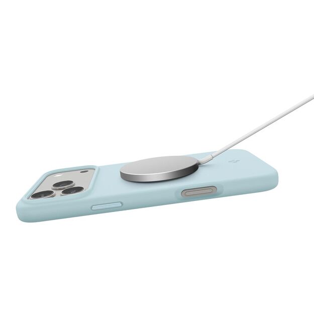Spigen Silicone Fit MagSafe Case for iPhone 17 Pro Max - Blue 3