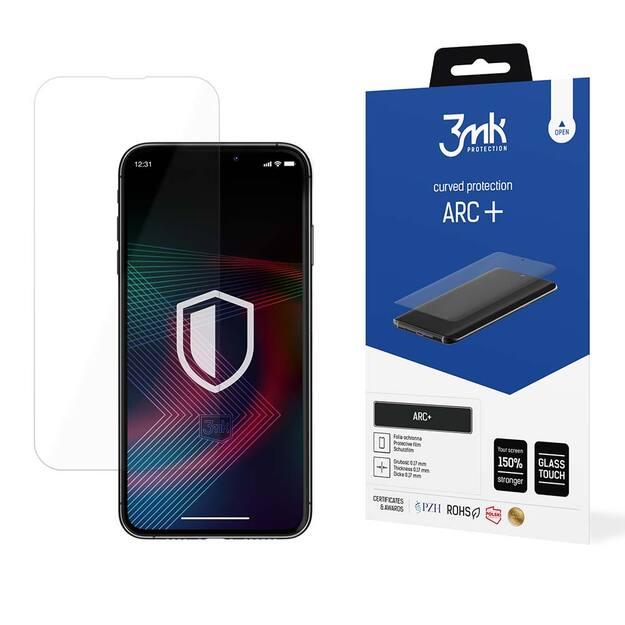Ultra-thin screen protector for iPhone 14 Pro / iPhone 14 from the 3mk ARC+ series