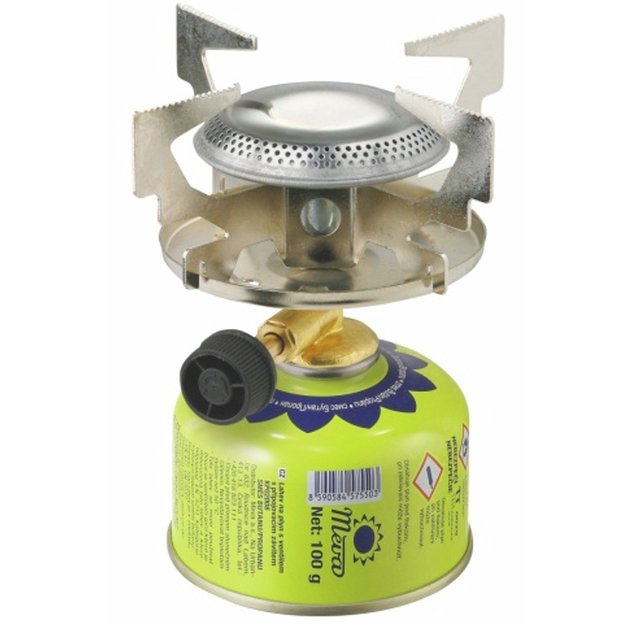Gas tourist stove for gas cartridges with 7/16&quot  thread ATOS 1.8kW 2